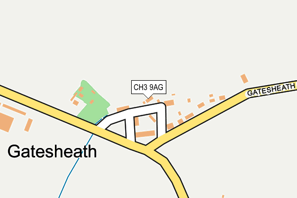 CH3 9AG map - OS OpenMap – Local (Ordnance Survey) CH3 9AG map - OS OpenMap – Local (Ordnance Survey)