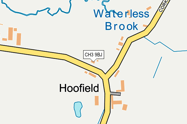 CH3 9BJ map - OS OpenMap – Local (Ordnance Survey) CH3 9BJ map - OS OpenMap – Local (Ordnance Survey)