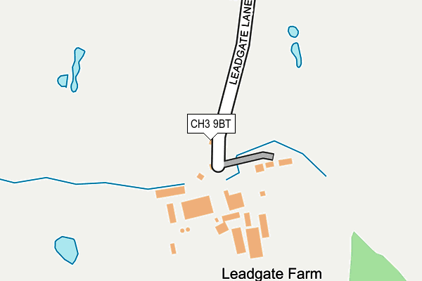 CH3 9BT map - OS OpenMap – Local (Ordnance Survey) CH3 9BT map - OS OpenMap – Local (Ordnance Survey)