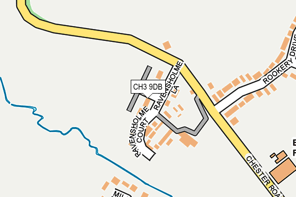 CH3 9DB map - OS OpenMap – Local (Ordnance Survey) CH3 9DB map - OS OpenMap – Local (Ordnance Survey)