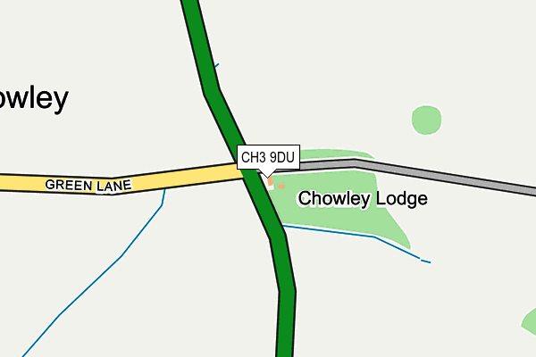 CH3 9DU map - OS OpenMap – Local (Ordnance Survey) CH3 9DU map - OS OpenMap – Local (Ordnance Survey)