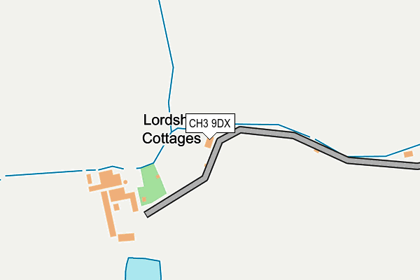 CH3 9DX map - OS OpenMap – Local (Ordnance Survey) CH3 9DX map - OS OpenMap – Local (Ordnance Survey)