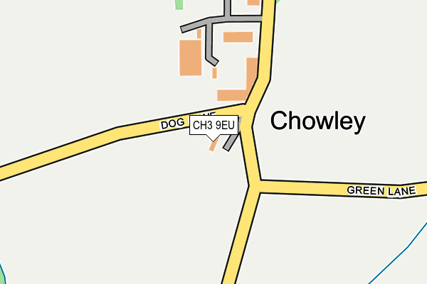 CH3 9EU map - OS OpenMap – Local (Ordnance Survey) CH3 9EU map - OS OpenMap – Local (Ordnance Survey)
