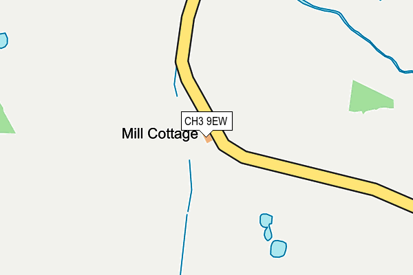CH3 9EW map - OS OpenMap – Local (Ordnance Survey) CH3 9EW map - OS OpenMap – Local (Ordnance Survey)