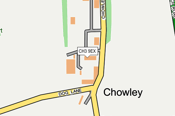 CH3 9EX map - OS OpenMap – Local (Ordnance Survey) CH3 9EX map - OS OpenMap – Local (Ordnance Survey)