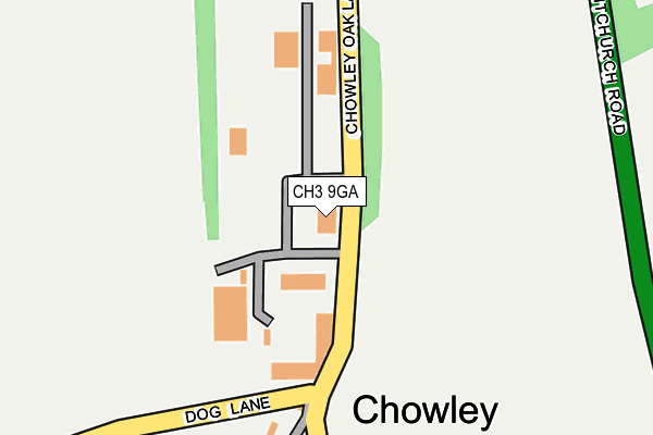 CH3 9GA map - OS OpenMap – Local (Ordnance Survey) CH3 9GA map - OS OpenMap – Local (Ordnance Survey)