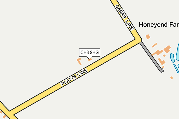 CH3 9HG map - OS OpenMap – Local (Ordnance Survey) CH3 9HG map - OS OpenMap – Local (Ordnance Survey)