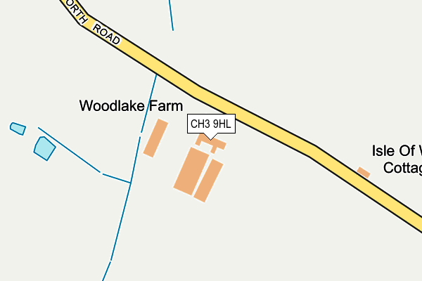 CH3 9HL map - OS OpenMap – Local (Ordnance Survey) CH3 9HL map - OS OpenMap – Local (Ordnance Survey)