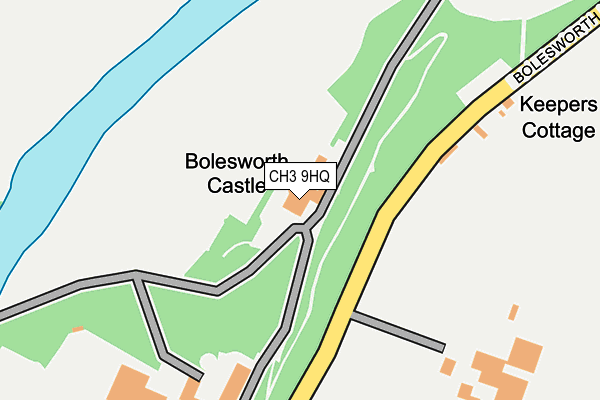 CH3 9HQ map - OS OpenMap – Local (Ordnance Survey) CH3 9HQ map - OS OpenMap – Local (Ordnance Survey)