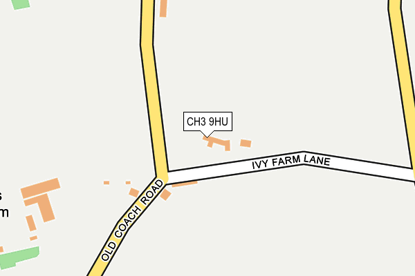 CH3 9HU map - OS OpenMap – Local (Ordnance Survey) CH3 9HU map - OS OpenMap – Local (Ordnance Survey)