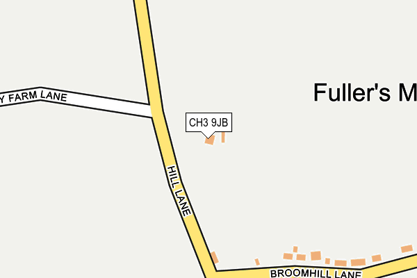 CH3 9JB map - OS OpenMap – Local (Ordnance Survey) CH3 9JB map - OS OpenMap – Local (Ordnance Survey)