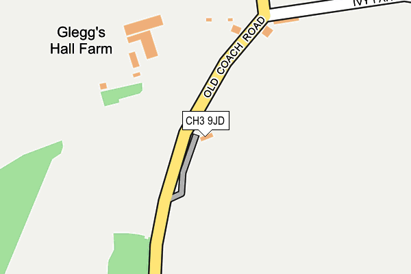 CH3 9JD map - OS OpenMap – Local (Ordnance Survey) CH3 9JD map - OS OpenMap – Local (Ordnance Survey)