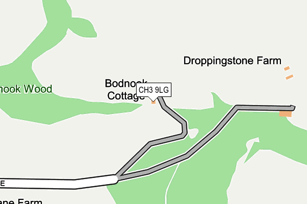 CH3 9LG map - OS OpenMap – Local (Ordnance Survey) CH3 9LG map - OS OpenMap – Local (Ordnance Survey)