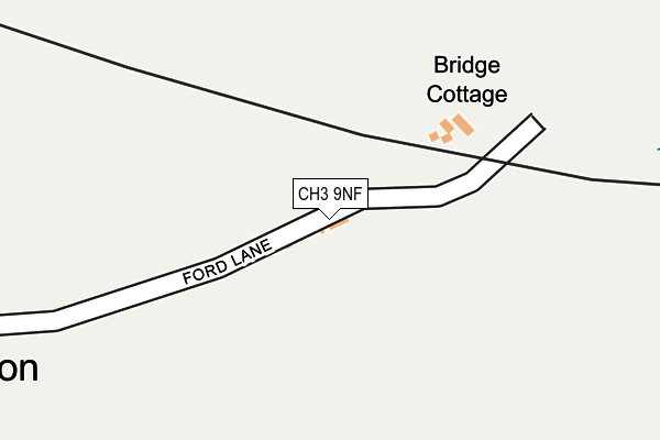 CH3 9NF map - OS OpenMap – Local (Ordnance Survey) CH3 9NF map - OS OpenMap – Local (Ordnance Survey)
