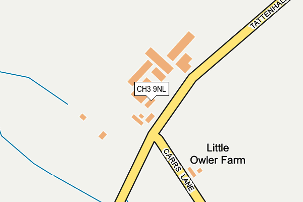 CH3 9NL map - OS OpenMap – Local (Ordnance Survey) CH3 9NL map - OS OpenMap – Local (Ordnance Survey)