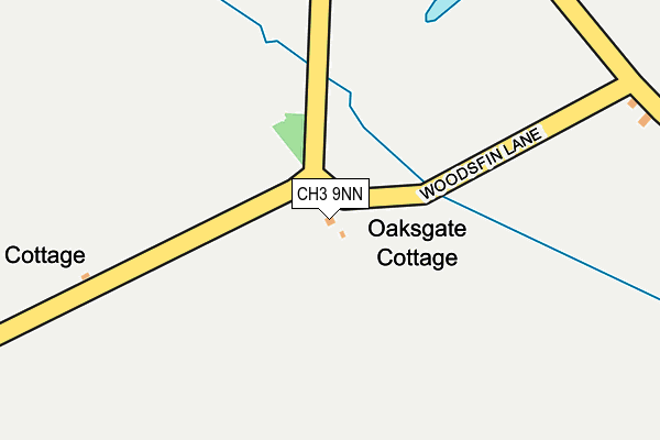 CH3 9NN map - OS OpenMap – Local (Ordnance Survey) CH3 9NN map - OS OpenMap – Local (Ordnance Survey)