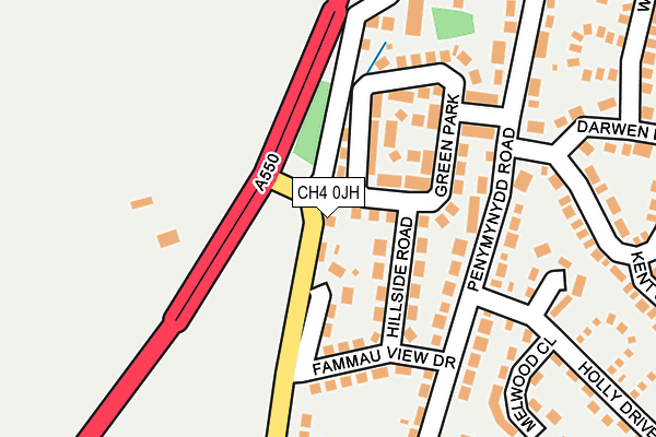 CH4 0JH map - OS OpenMap – Local (Ordnance Survey) CH4 0JH map - OS OpenMap – Local (Ordnance Survey)