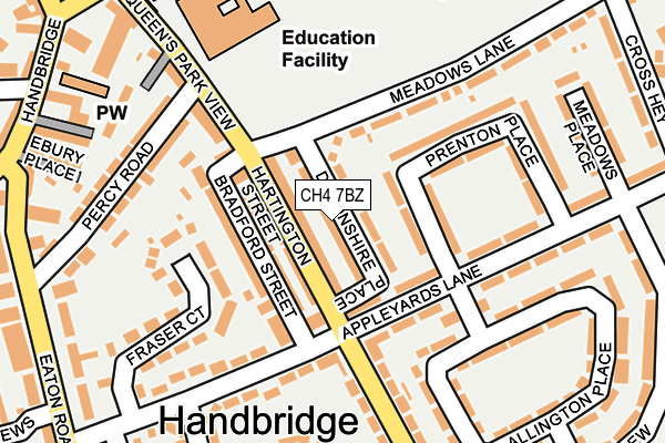 CH4 7BZ map - OS OpenMap – Local (Ordnance Survey) CH4 7BZ map - OS OpenMap – Local (Ordnance Survey)