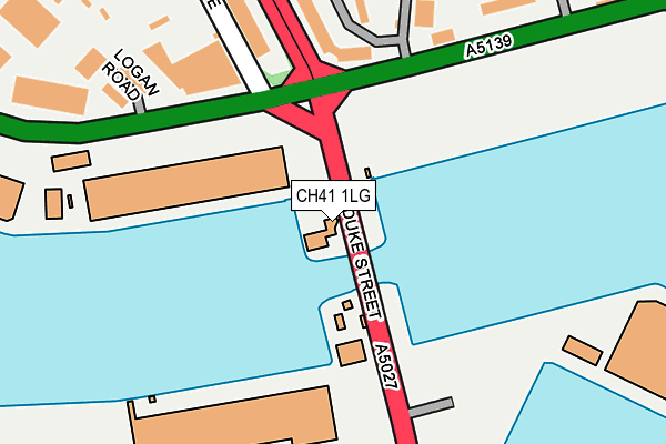 CH41 1LG map - OS OpenMap – Local (Ordnance Survey) CH41 1LG map - OS OpenMap – Local (Ordnance Survey)