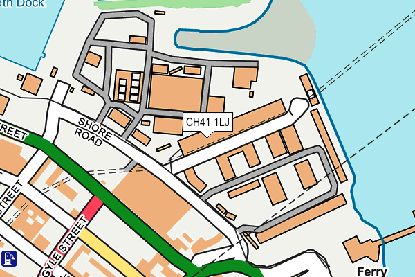 CH41 1LJ map - OS OpenMap – Local (Ordnance Survey) CH41 1LJ map - OS OpenMap – Local (Ordnance Survey)