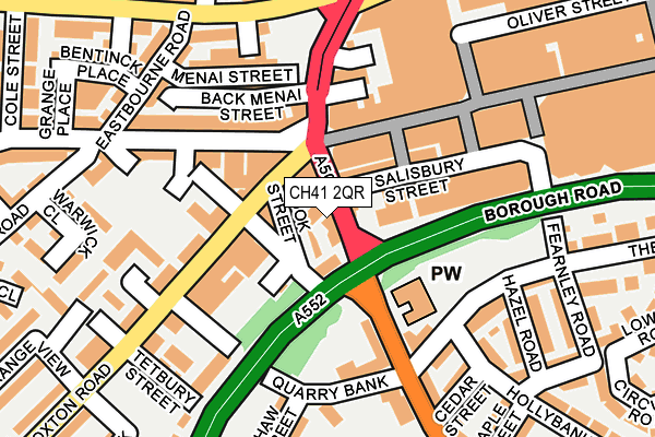 CH41 2QR map - OS OpenMap – Local (Ordnance Survey) CH41 2QR map - OS OpenMap – Local (Ordnance Survey)