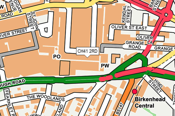 CH41 2RD map - OS OpenMap – Local (Ordnance Survey) CH41 2RD map - OS OpenMap – Local (Ordnance Survey)