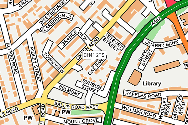CH41 2TS map - OS OpenMap – Local (Ordnance Survey) CH41 2TS map - OS OpenMap – Local (Ordnance Survey)