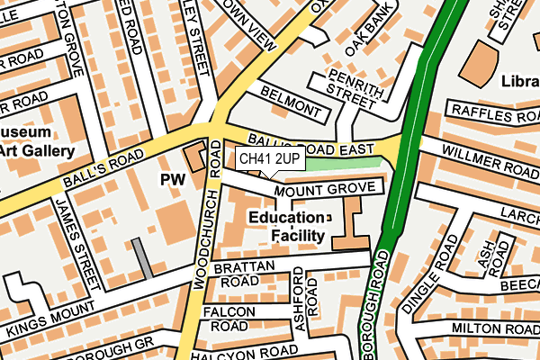 CH41 2UP map - OS OpenMap – Local (Ordnance Survey) CH41 2UP map - OS OpenMap – Local (Ordnance Survey)