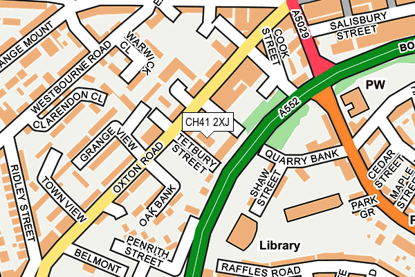 CH41 2XJ map - OS OpenMap – Local (Ordnance Survey) CH41 2XJ map - OS OpenMap – Local (Ordnance Survey)