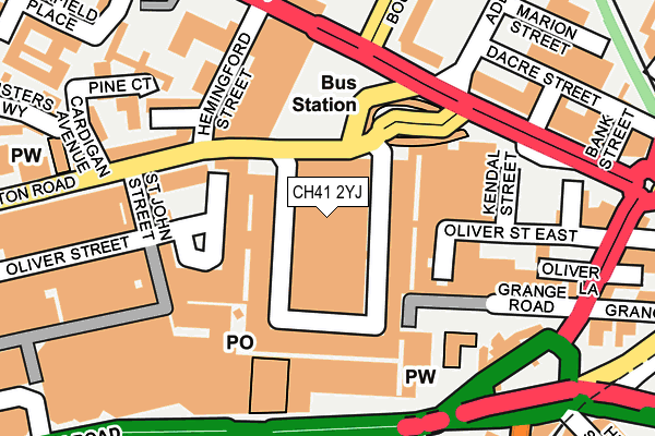 CH41 2YJ map - OS OpenMap – Local (Ordnance Survey) CH41 2YJ map - OS OpenMap – Local (Ordnance Survey)