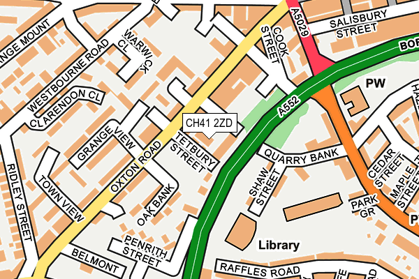 CH41 2ZD map - OS OpenMap – Local (Ordnance Survey) CH41 2ZD map - OS OpenMap – Local (Ordnance Survey)