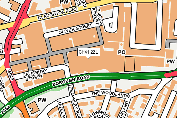 CH41 2ZL map - OS OpenMap – Local (Ordnance Survey) CH41 2ZL map - OS OpenMap – Local (Ordnance Survey)