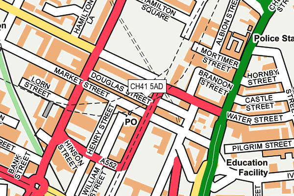 CH41 5AD map - OS OpenMap – Local (Ordnance Survey) CH41 5AD map - OS OpenMap – Local (Ordnance Survey)