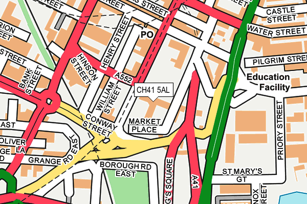 CH41 5AL map - OS OpenMap – Local (Ordnance Survey) CH41 5AL map - OS OpenMap – Local (Ordnance Survey)
