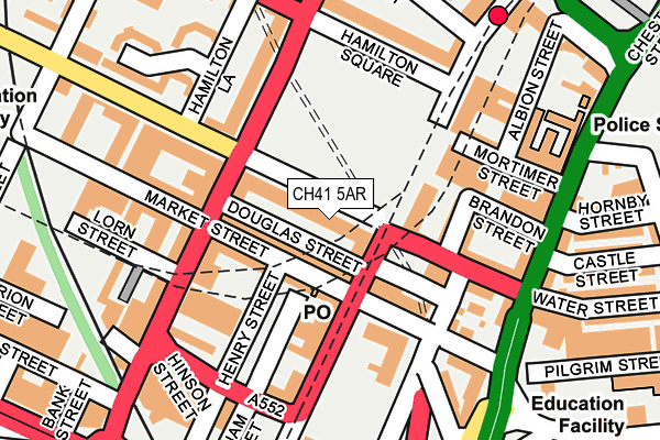 CH41 5AR map - OS OpenMap – Local (Ordnance Survey)