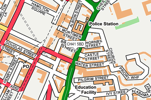 CH41 5BD map - OS OpenMap – Local (Ordnance Survey) CH41 5BD map - OS OpenMap – Local (Ordnance Survey)
