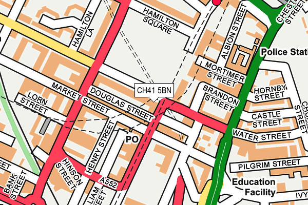 CH41 5BN map - OS OpenMap – Local (Ordnance Survey)