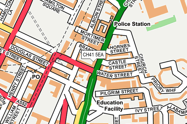 CH41 5EA map - OS OpenMap – Local (Ordnance Survey) CH41 5EA map - OS OpenMap – Local (Ordnance Survey)