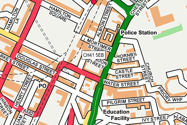 CH41 5EB map - OS OpenMap – Local (Ordnance Survey) CH41 5EB map - OS OpenMap – Local (Ordnance Survey)