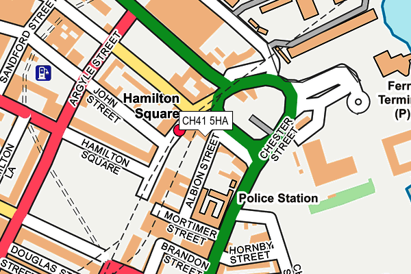 CH41 5HA map - OS OpenMap – Local (Ordnance Survey) CH41 5HA map - OS OpenMap – Local (Ordnance Survey)