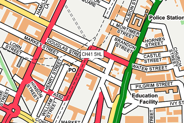 CH41 5HL map - OS OpenMap – Local (Ordnance Survey) CH41 5HL map - OS OpenMap – Local (Ordnance Survey)