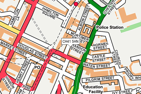 CH41 5HN map - OS OpenMap – Local (Ordnance Survey) CH41 5HN map - OS OpenMap – Local (Ordnance Survey)