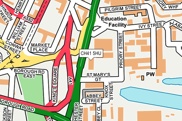 CH41 5HU map - OS OpenMap – Local (Ordnance Survey) CH41 5HU map - OS OpenMap – Local (Ordnance Survey)