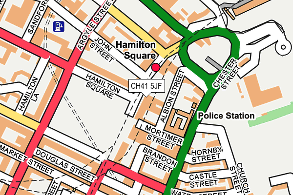 CH41 5JF map - OS OpenMap – Local (Ordnance Survey) CH41 5JF map - OS OpenMap – Local (Ordnance Survey)