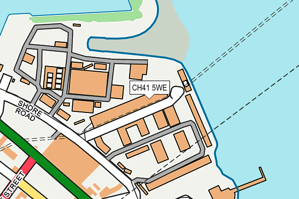 CH41 5WE map - OS OpenMap – Local (Ordnance Survey) CH41 5WE map - OS OpenMap – Local (Ordnance Survey)