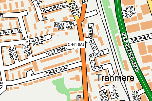 CH41 9AJ map - OS OpenMap – Local (Ordnance Survey) CH41 9AJ map - OS OpenMap – Local (Ordnance Survey)