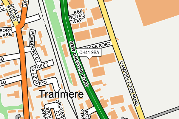 CH41 9BA map - OS OpenMap – Local (Ordnance Survey) CH41 9BA map - OS OpenMap – Local (Ordnance Survey)