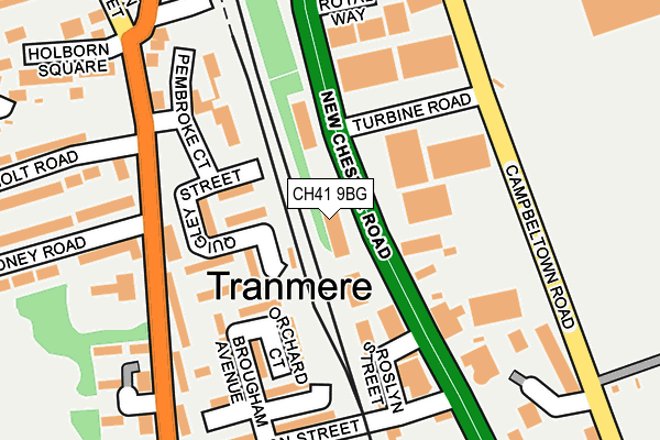 CH41 9BG map - OS OpenMap – Local (Ordnance Survey) CH41 9BG map - OS OpenMap – Local (Ordnance Survey)