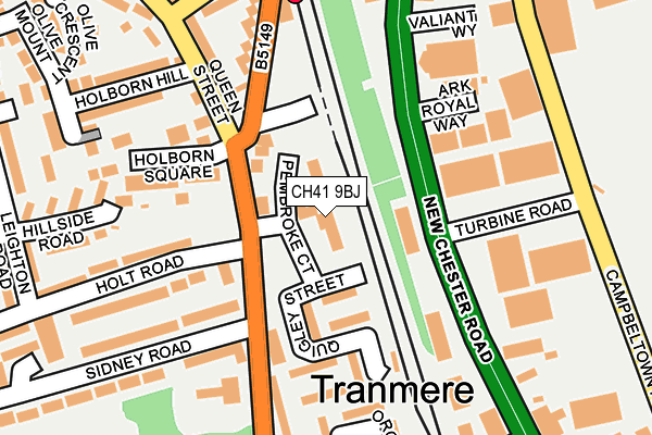 CH41 9BJ map - OS OpenMap – Local (Ordnance Survey) CH41 9BJ map - OS OpenMap – Local (Ordnance Survey)