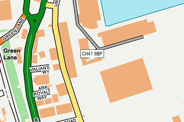 CH41 9BP map - OS OpenMap – Local (Ordnance Survey) CH41 9BP map - OS OpenMap – Local (Ordnance Survey)